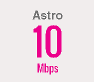 Astro Broadband Internet 10Mbps