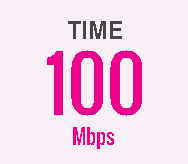 TIME Fibre Home Broadband™ 100Mbps