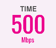 TIME Fibre Home Broadband™ 500Mbps